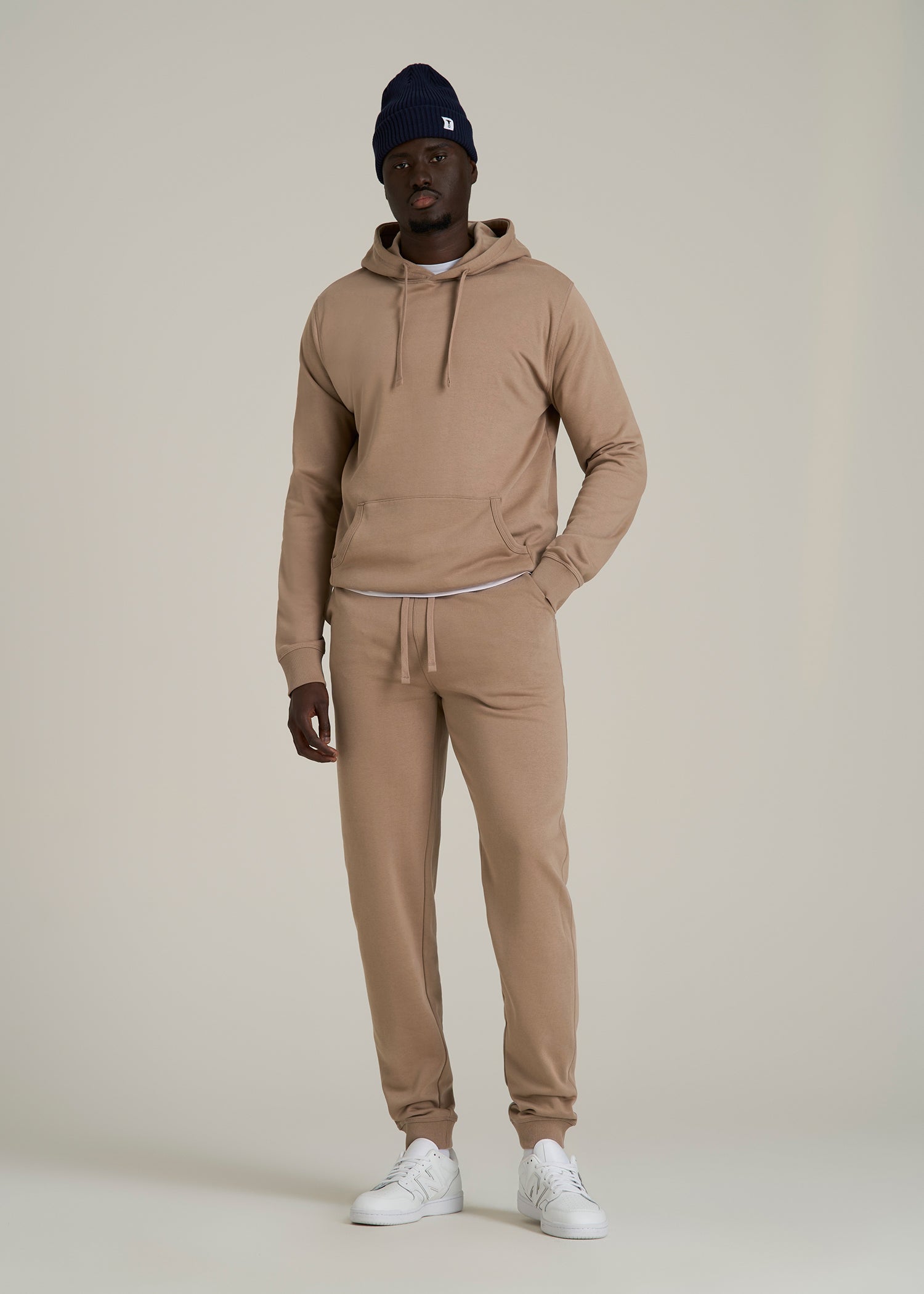 Wearever 2.0 Fleece Joggers for Tall Men in Woodsmoke