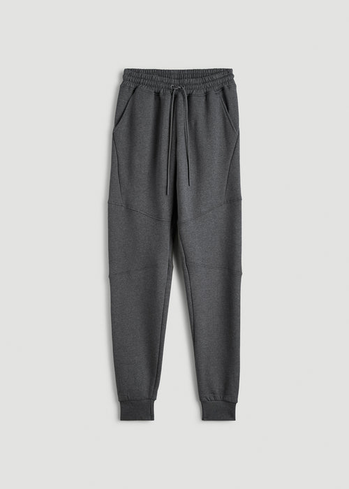 Wearever Fleece Joggers for Tall Men in Charcoal Mix