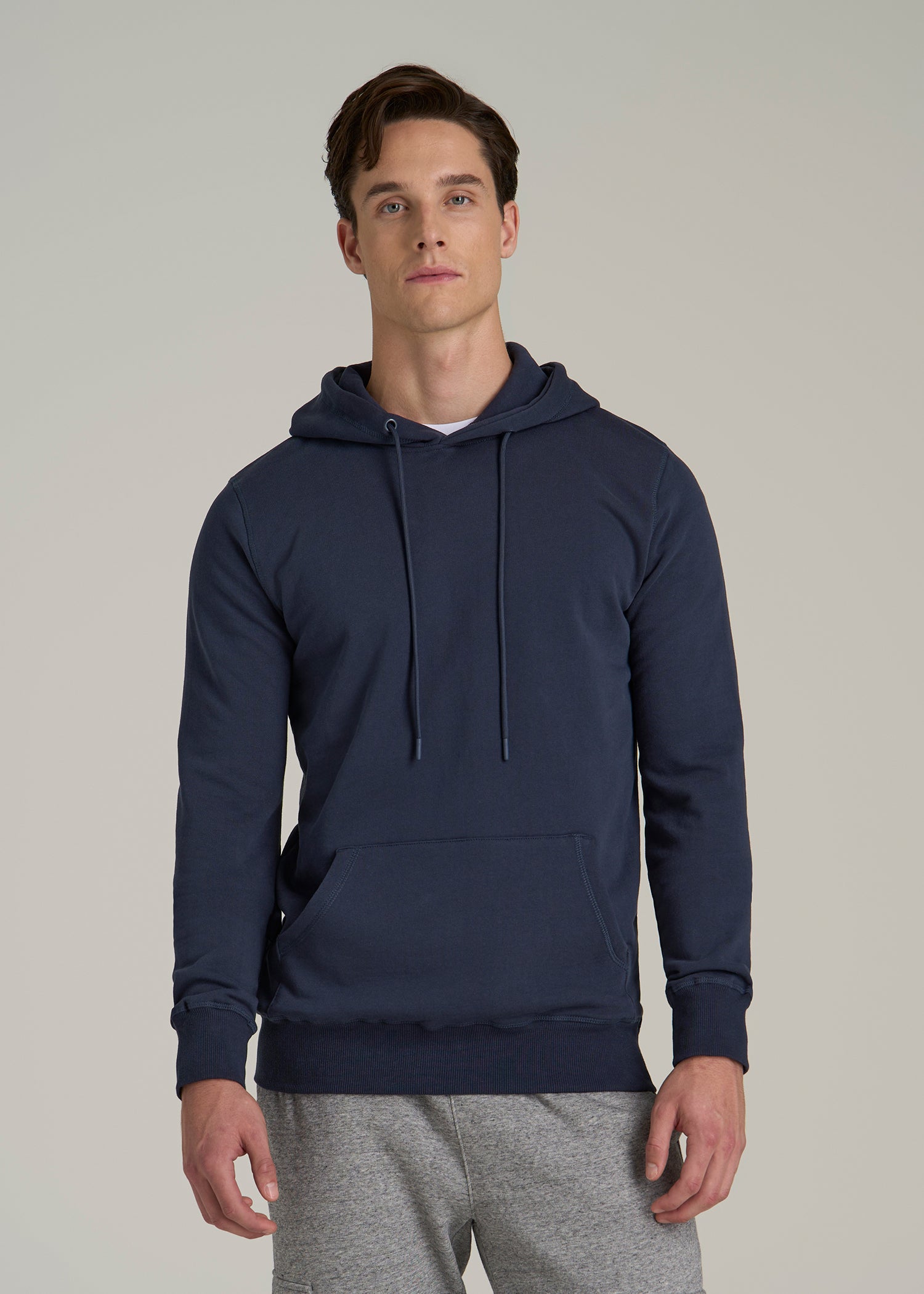 Pullover Tall Men Hoodie Navy American Tall