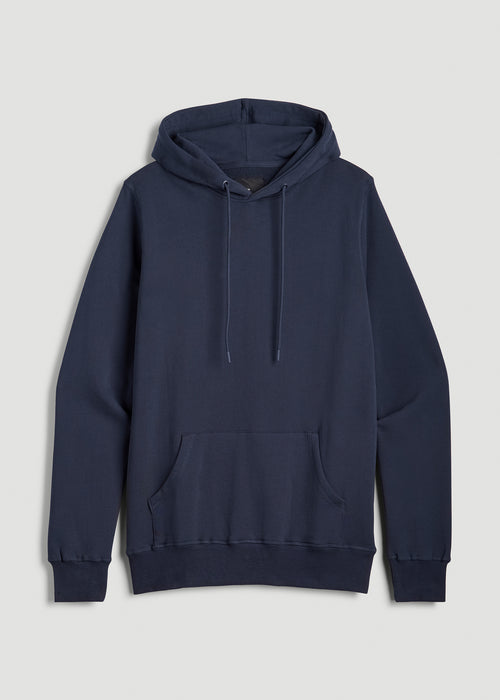 Wearever Fleece Pullover Hoodie for Tall Men in Navy