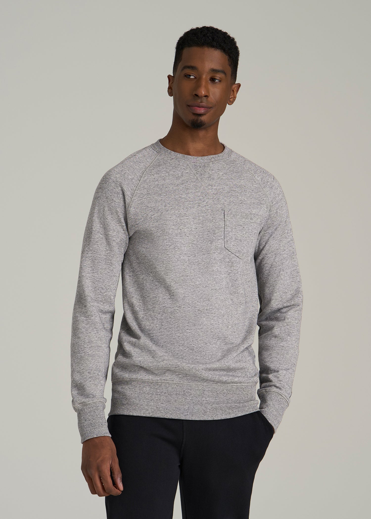 Wearever French Terry Crewneck Sweatshirt for Tall Men