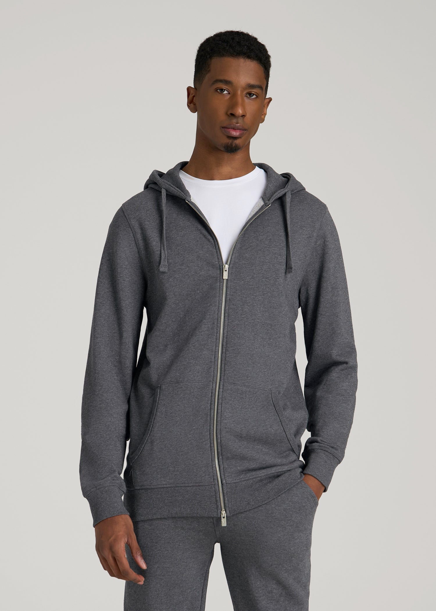 Wearever 2.0 French Terry Full Zip Hoodie for Tall Men | American Tall