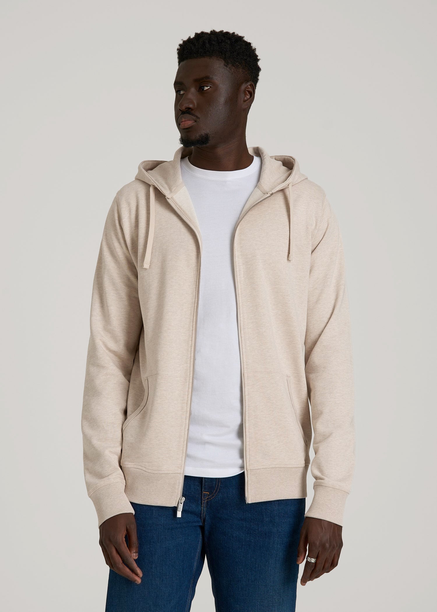 Wearever 2.0 French Terry Full Zip Hoodie for Tall Men | American Tall