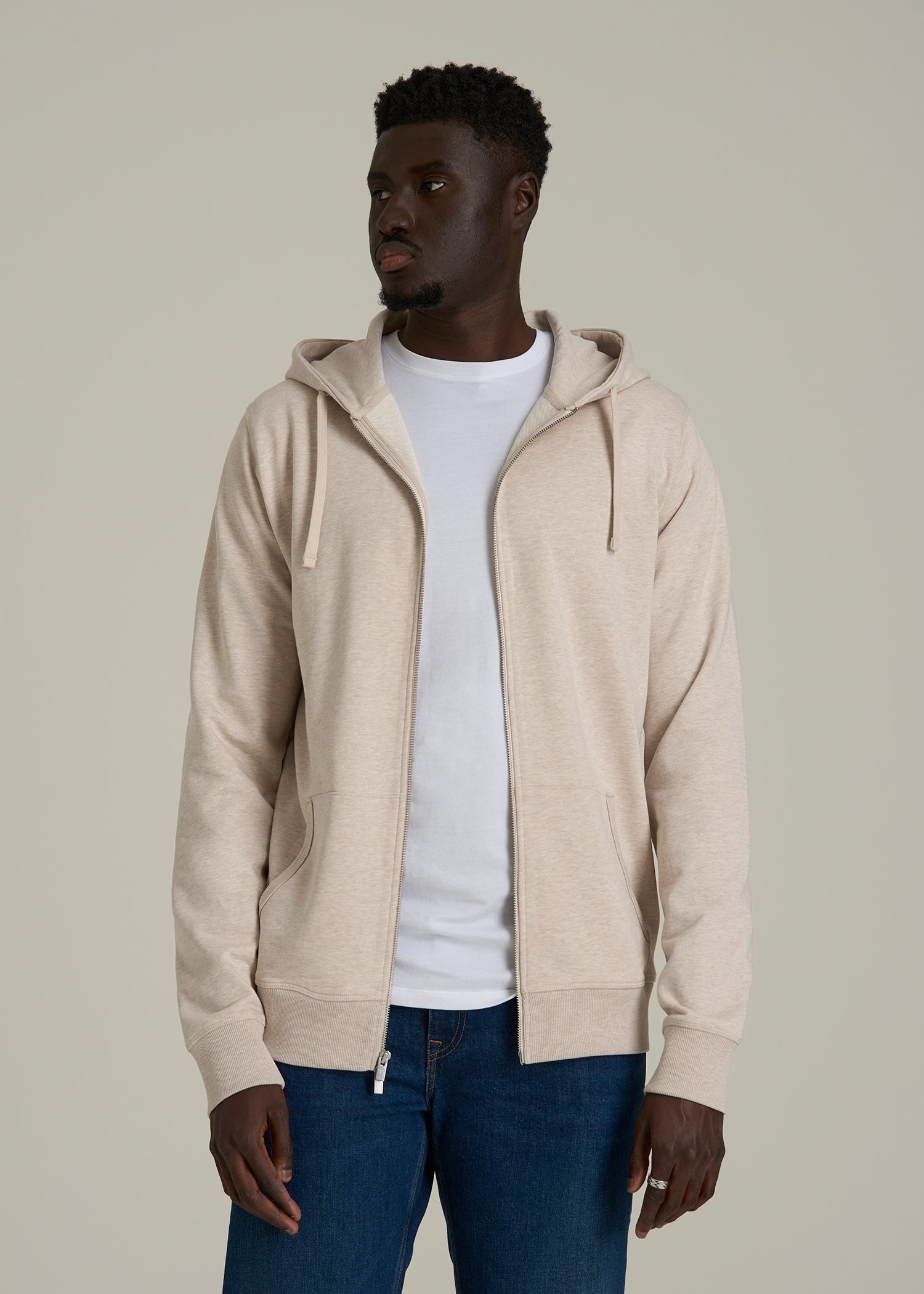 Wearever 2.0 French Terry Full Zip Hoodie for Tall Men