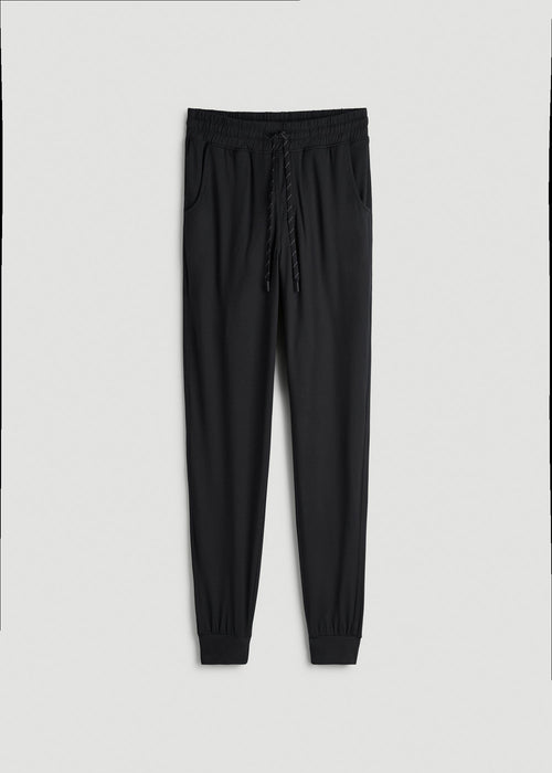 Weekender Stretch Lounge Joggers for Tall Men in Black
