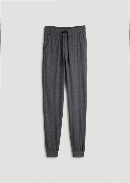 Weekender Stretch Lounge Joggers for Tall Men in Charcoal Mix