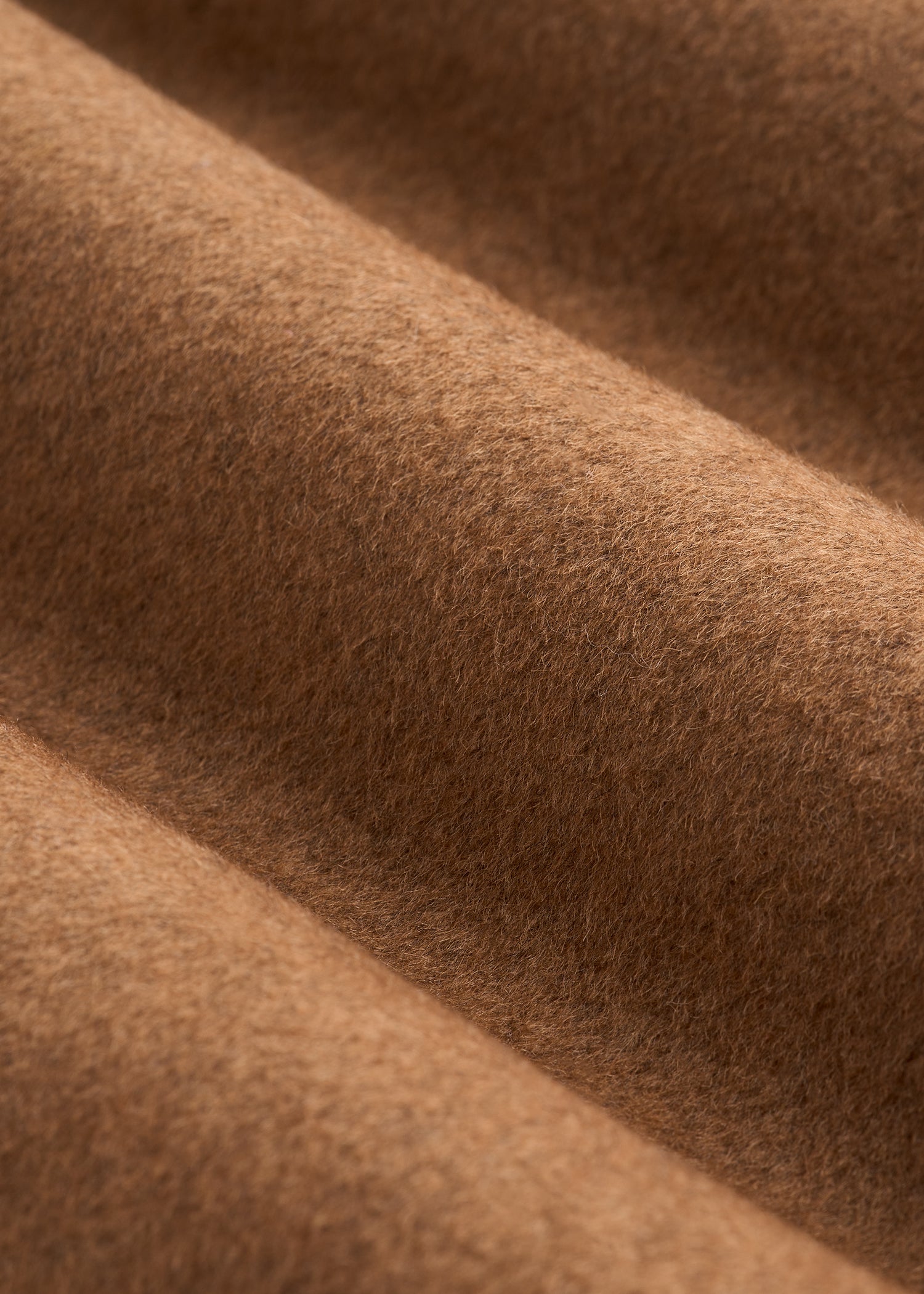 Wool Coat for Tall Men in Camel