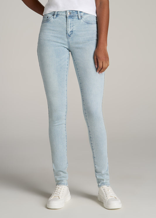 Sarah MID RISE SKINNY Tall Women's Jean in Light Sunwashed Blue