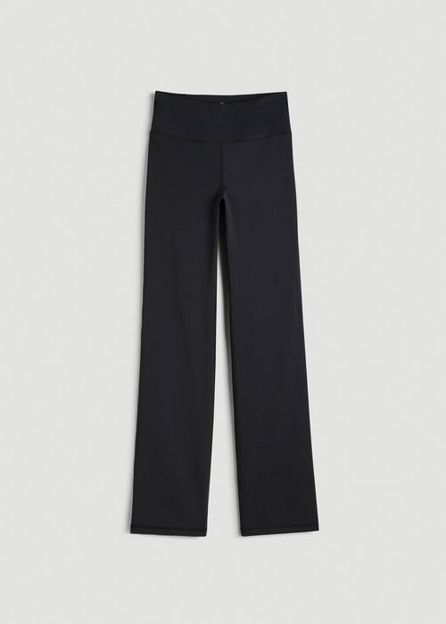 Balance Straight Leg Leggings for Tall Women in Black