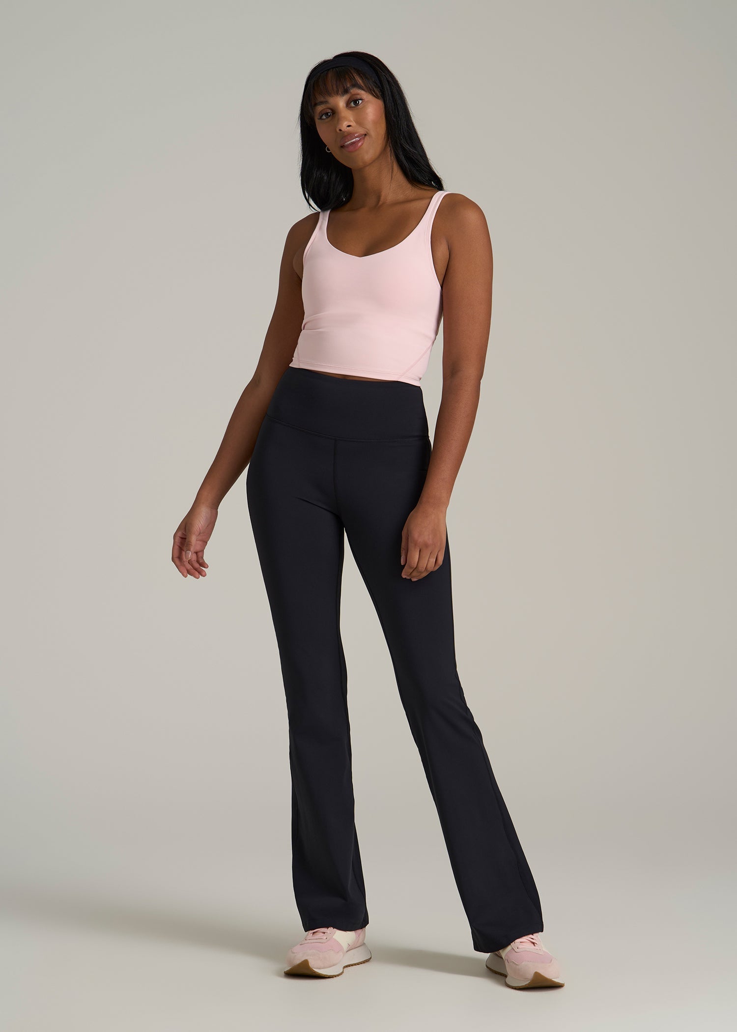 Balance Tank Top for Tall Women in Hush Pink