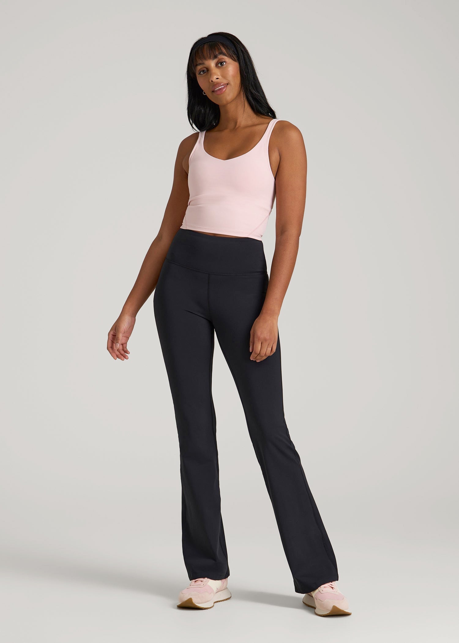 Balance Tank Top for Tall Women in Hush Pink