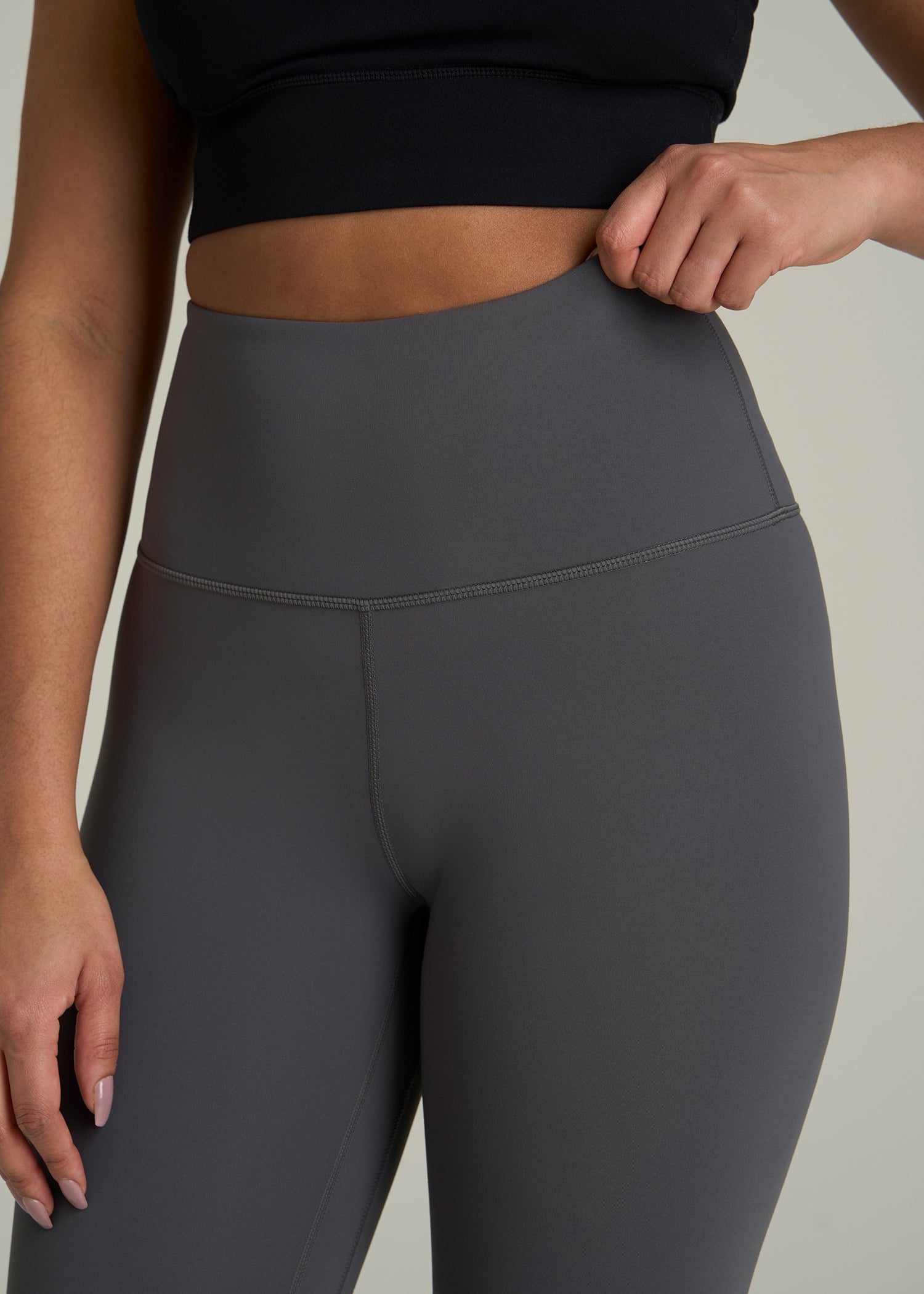 Balance High-Rise Leggings for Tall Women in Iron Grey