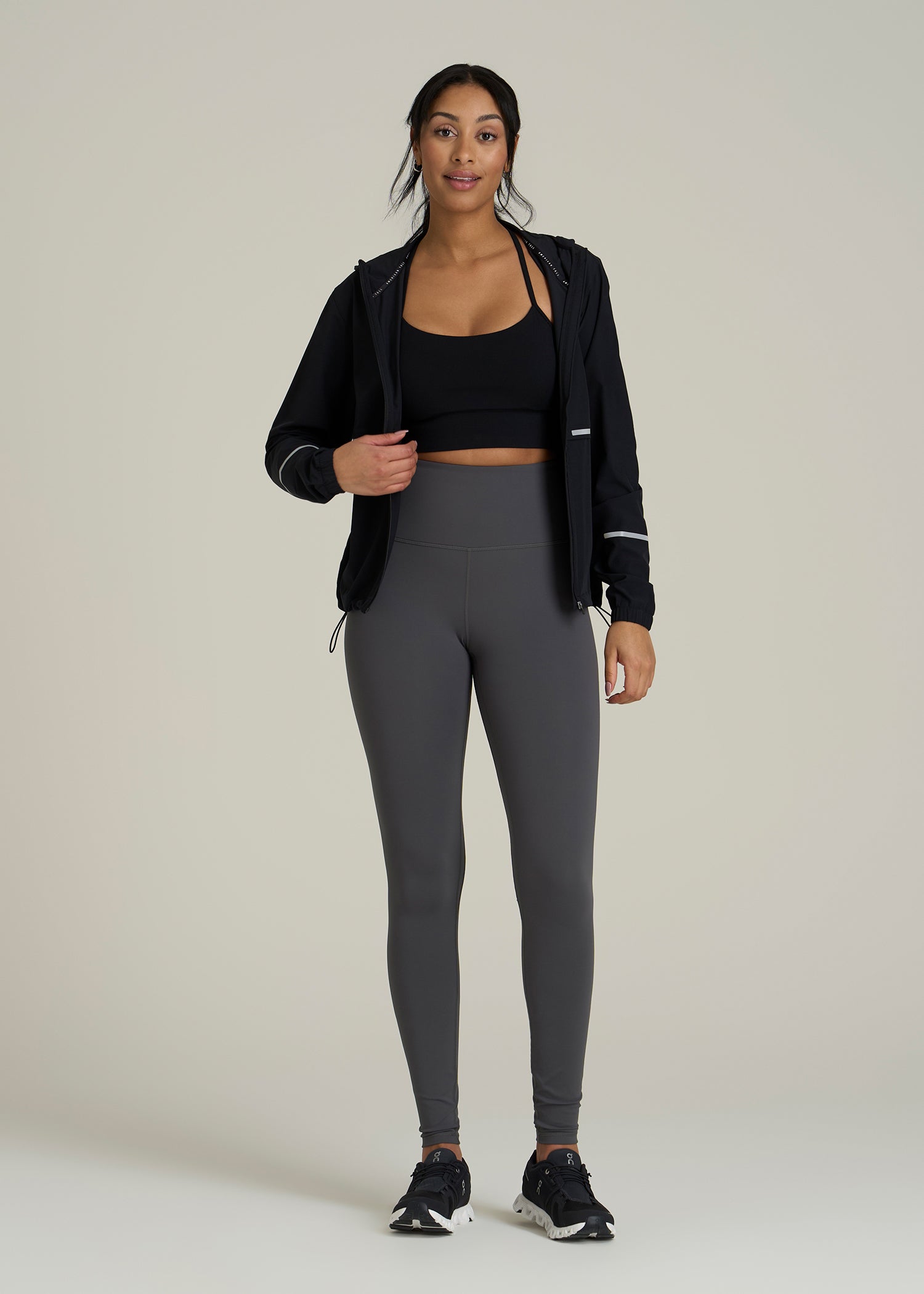 Balance High-Rise Leggings for Tall Women in Iron Grey