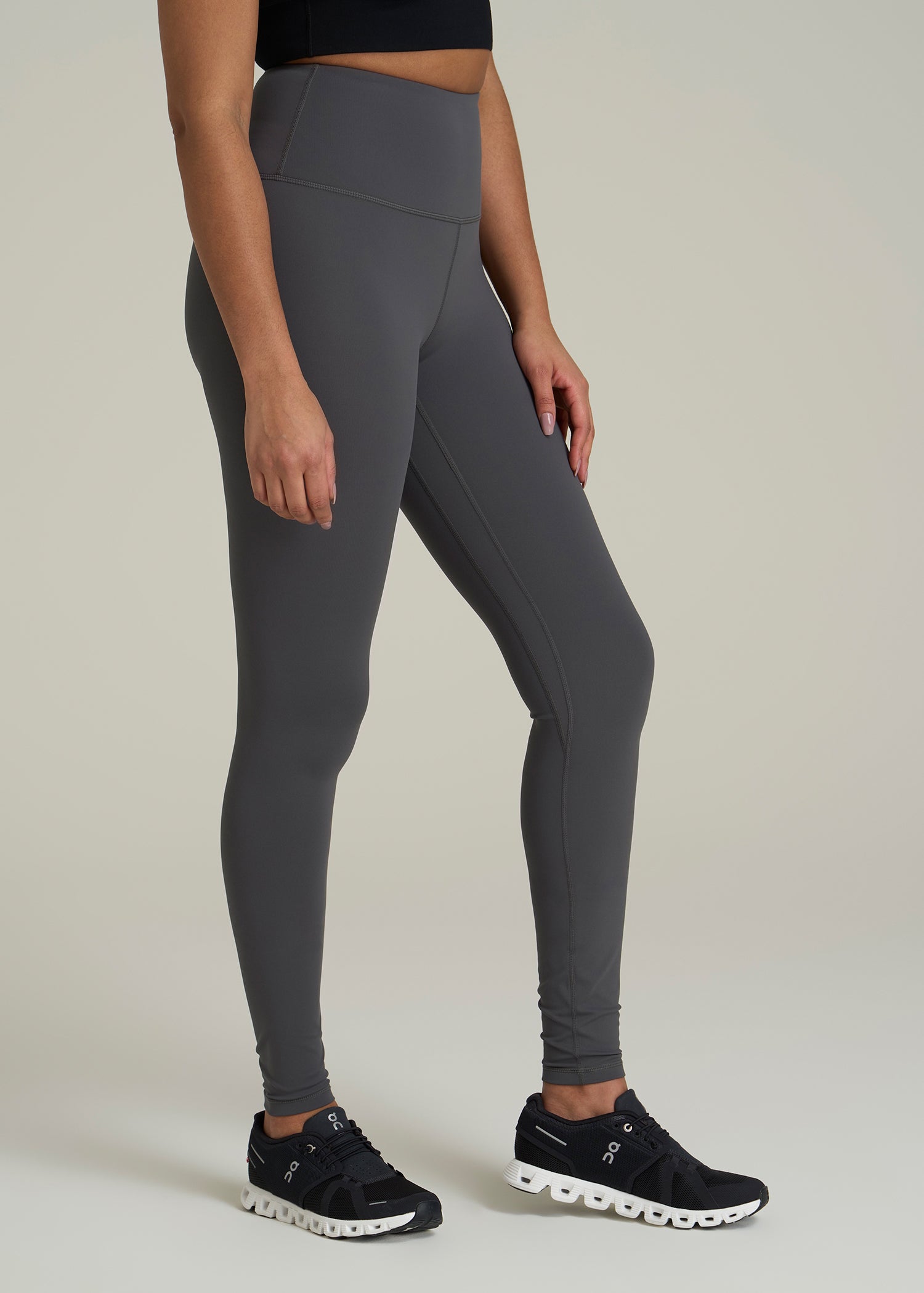 Balance High-Rise Leggings for Tall Women in Iron Grey
