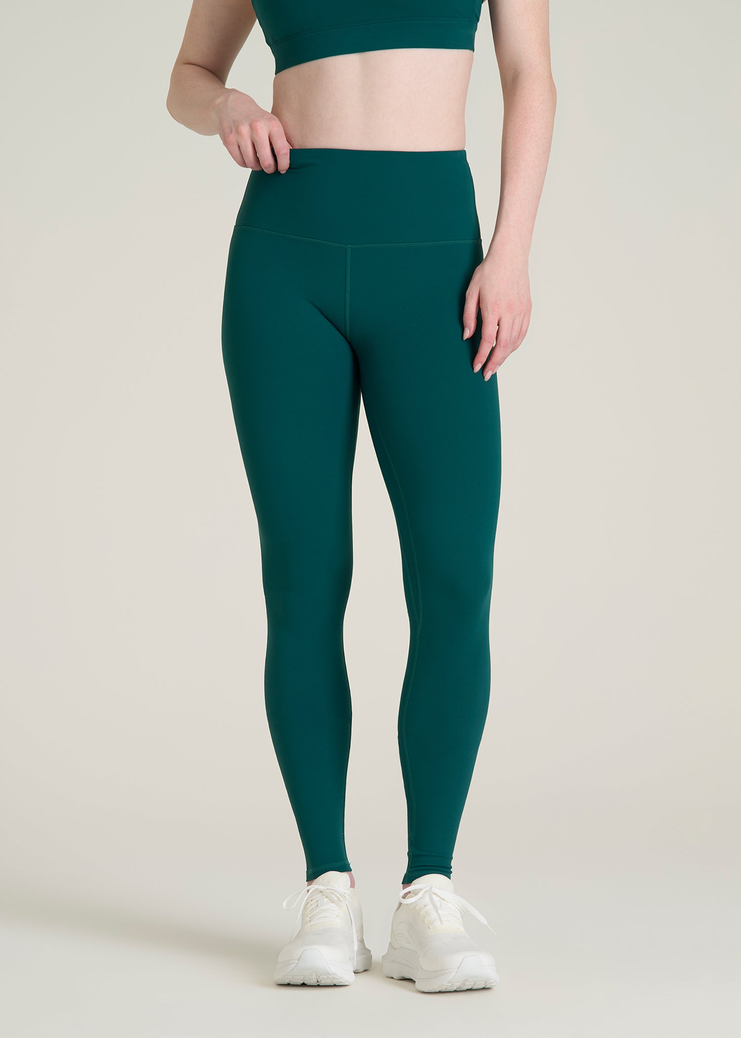 Balance High-Rise Leggings for Tall Women in Deep Teal