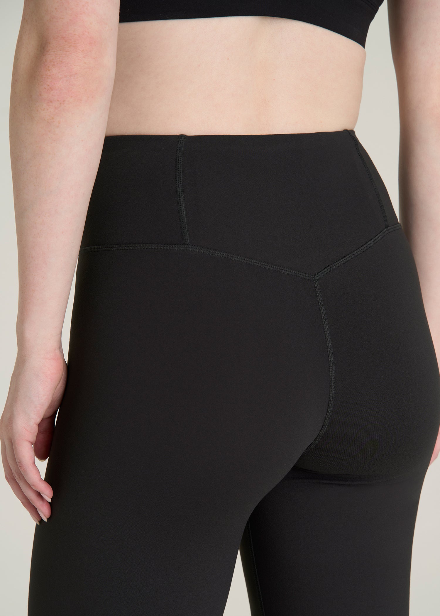 Balance Wide Leg Yoga Pants for Tall Women in Black
