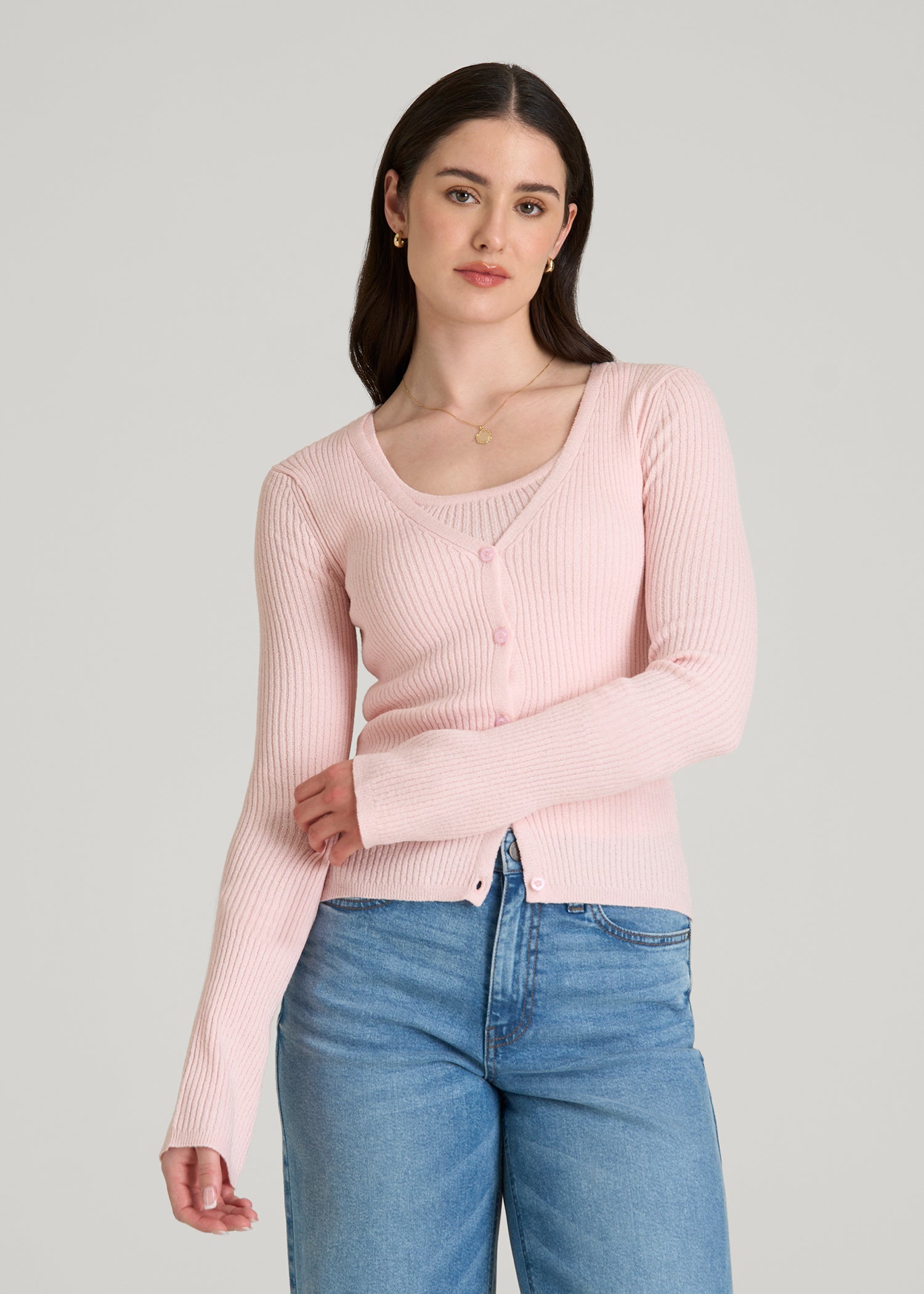 Boucle Knit Cardigan for Tall Women | American Tall