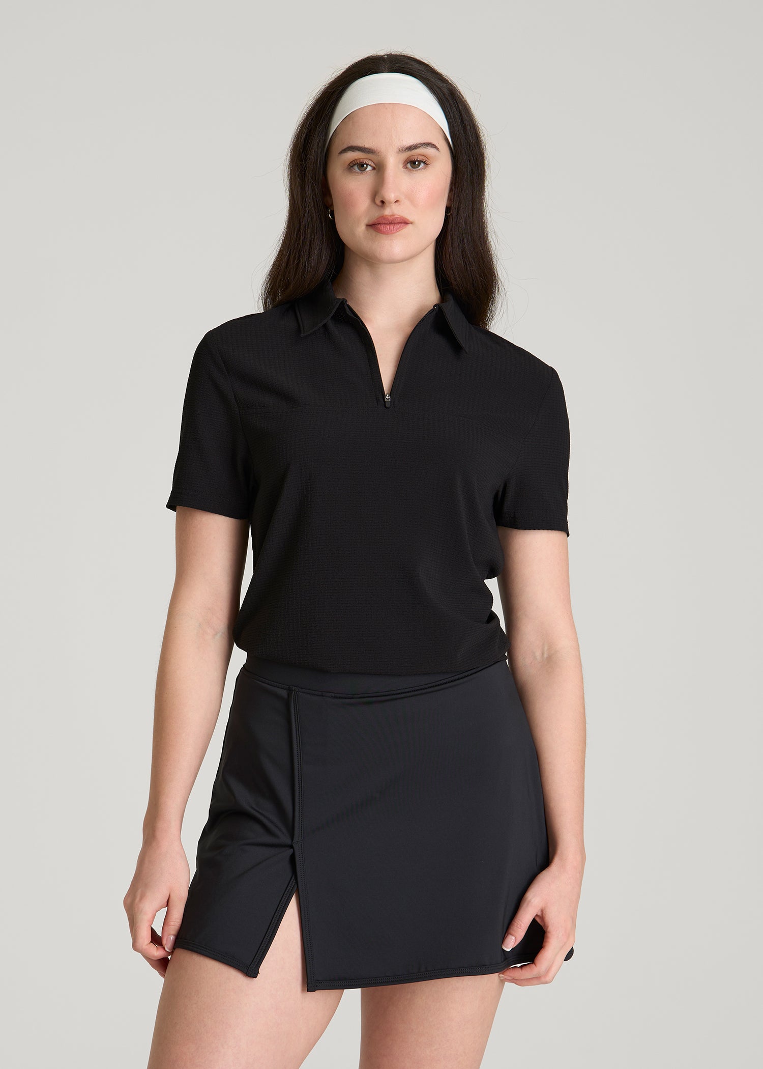 トップス trvo black hole polo Coastal Perforated Golf Polo for Tall Women | American Tall