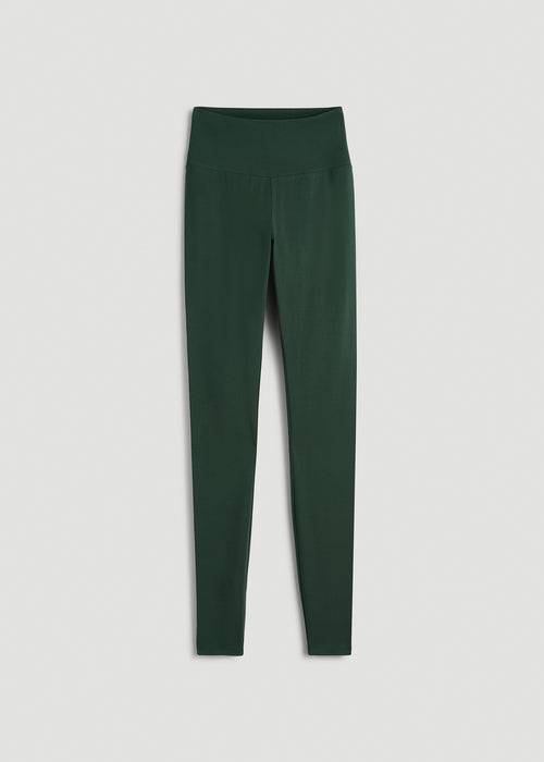 Cotton Leggings for Tall Women in Boreal Forest