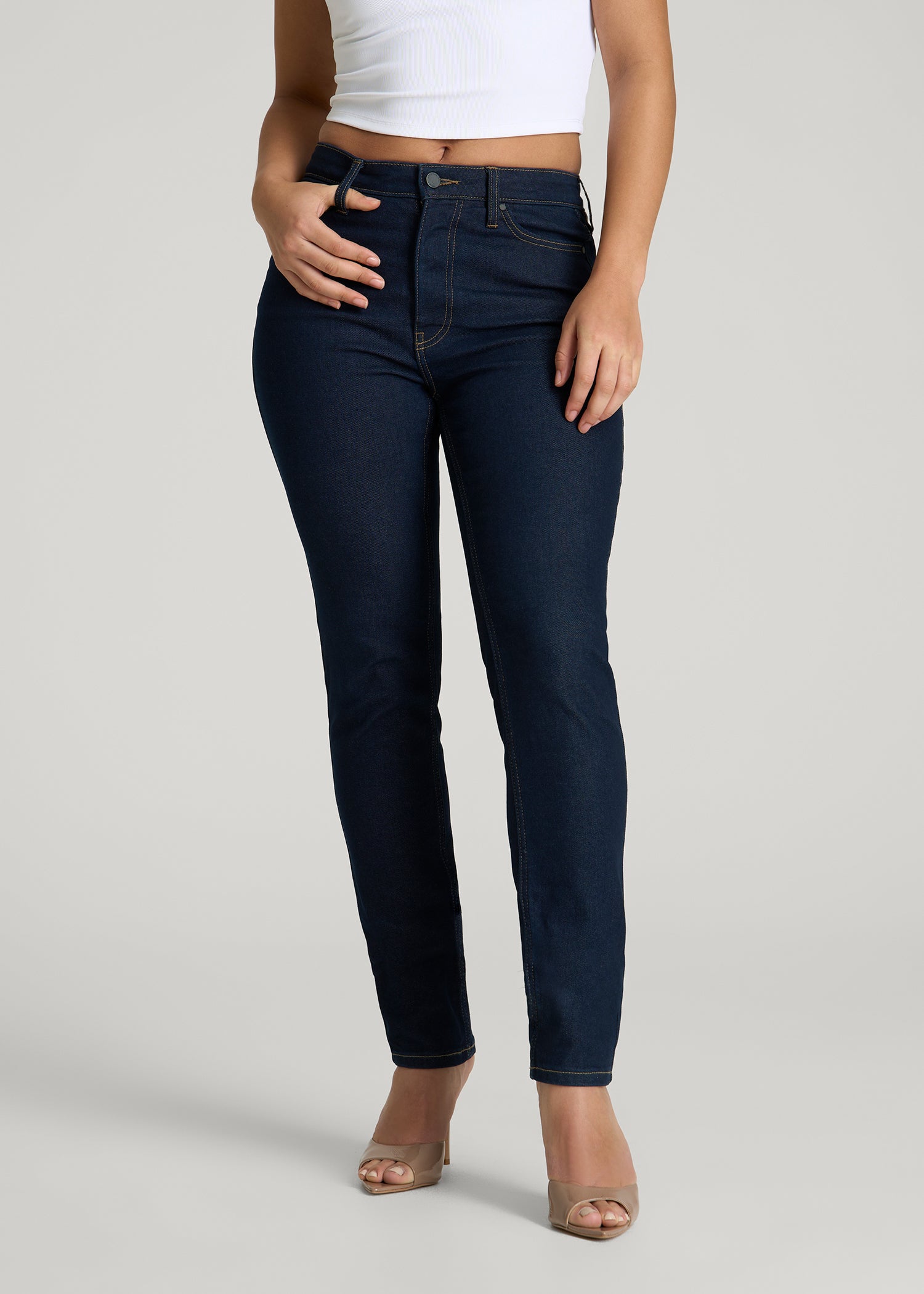 Slim-fit high-waist jeans Aline High Rise Skinny Jean - Rosslyn – Pistola Denim main image 3