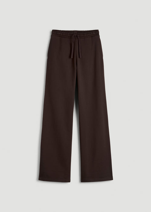 Everyday Terry Midrise Wide Leg Pants for Tall Women in Espresso