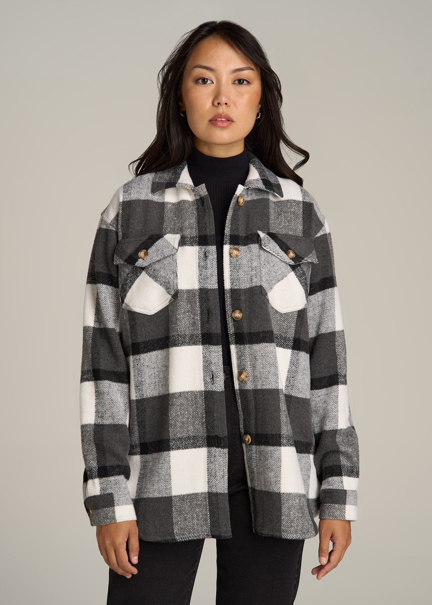 Flannel Women's Tall Shacket American Tall