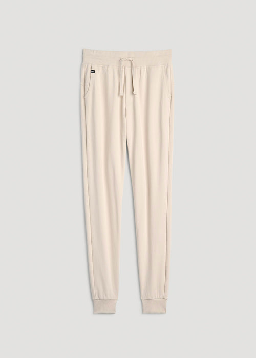 Wearever 2.0 French Terry Joggers for Tall Women in Light Stone