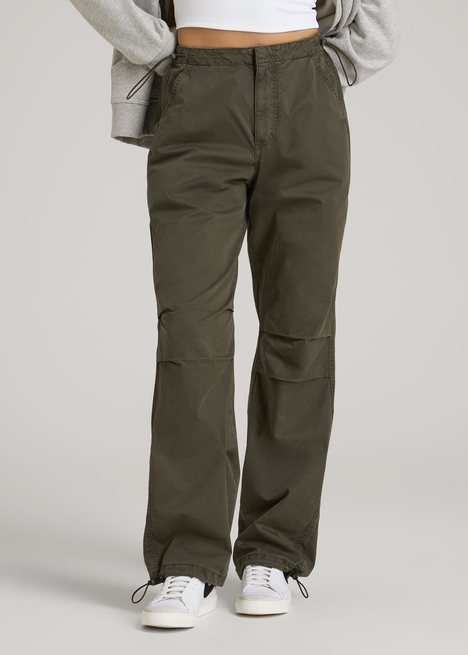 Garment Dyed Parachute Chino Pants for Tall Women | American Tall