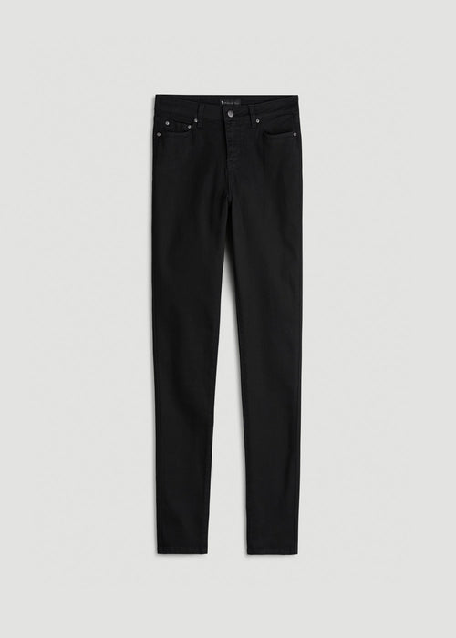Georgia High-Rise Skinny Jeans for Tall Women in Black