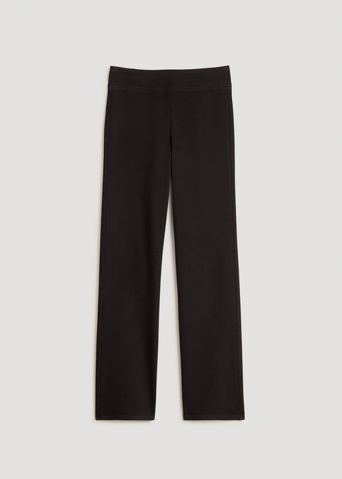 Harper Pull-on Straight Leg Jeans for Tall Women in Washed Black