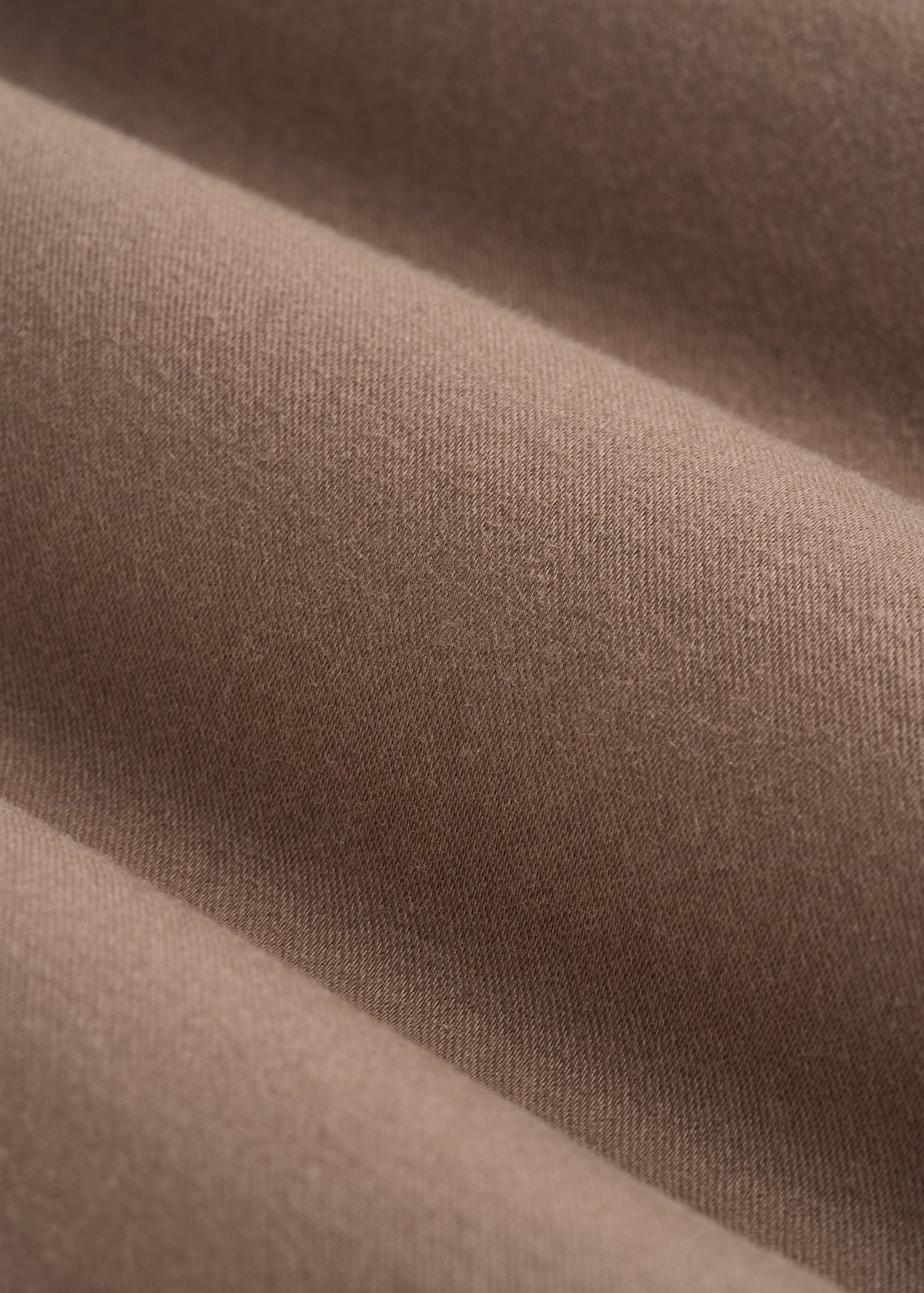 High Rise Wide Leg Flat Front Chino for Tall Women in Warm Brown