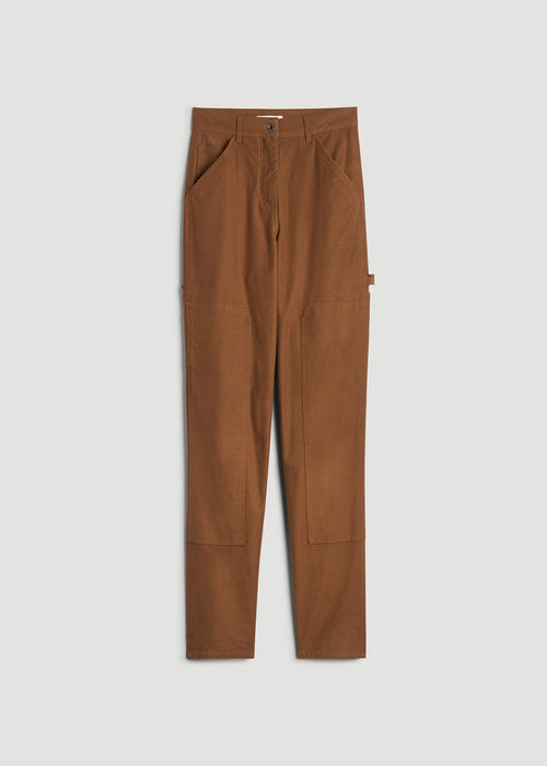 High-Waisted Carpenter Pocket Pants for Tall Women in Nutshell