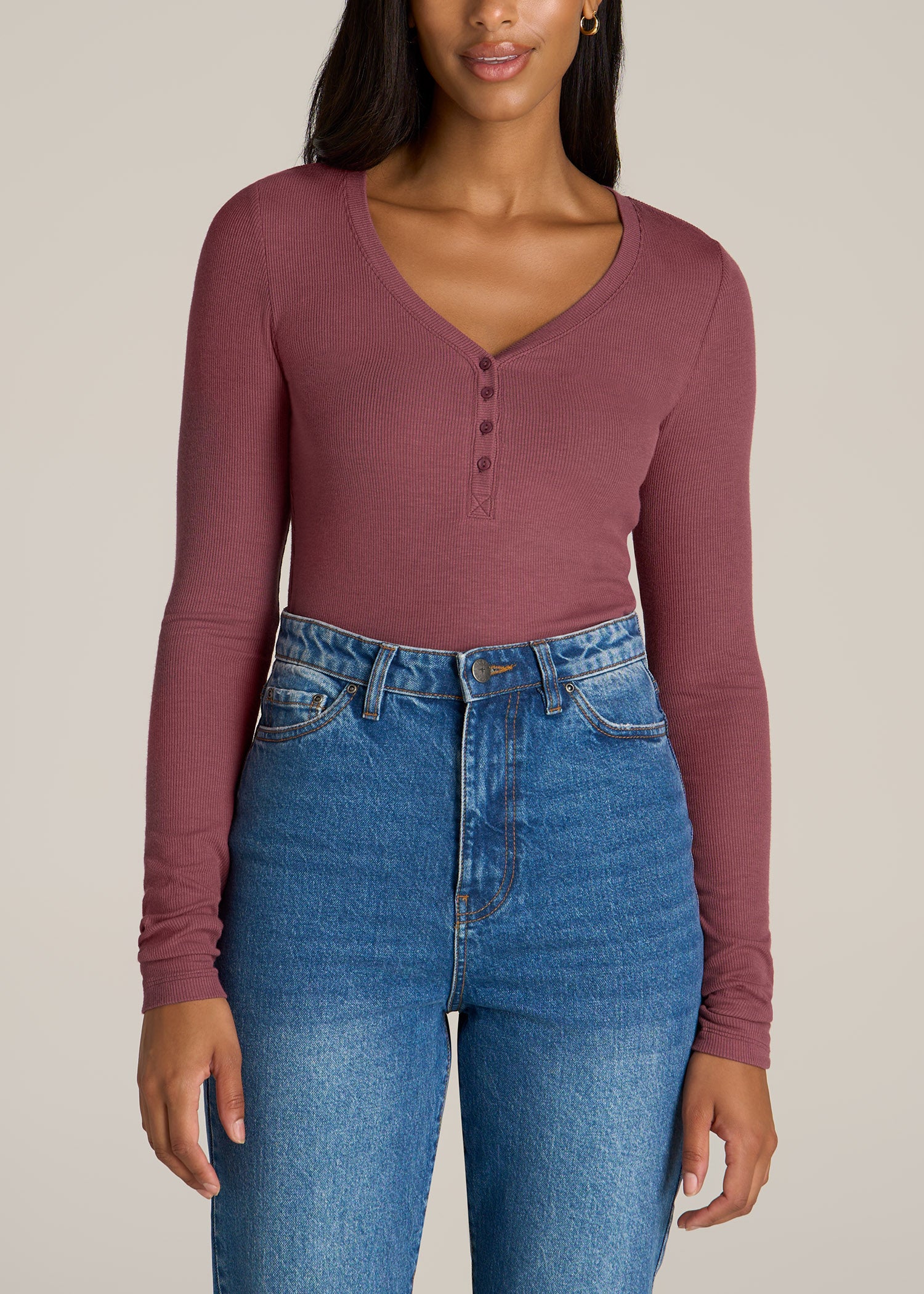 Abercrombie & Fitch cosy henley top