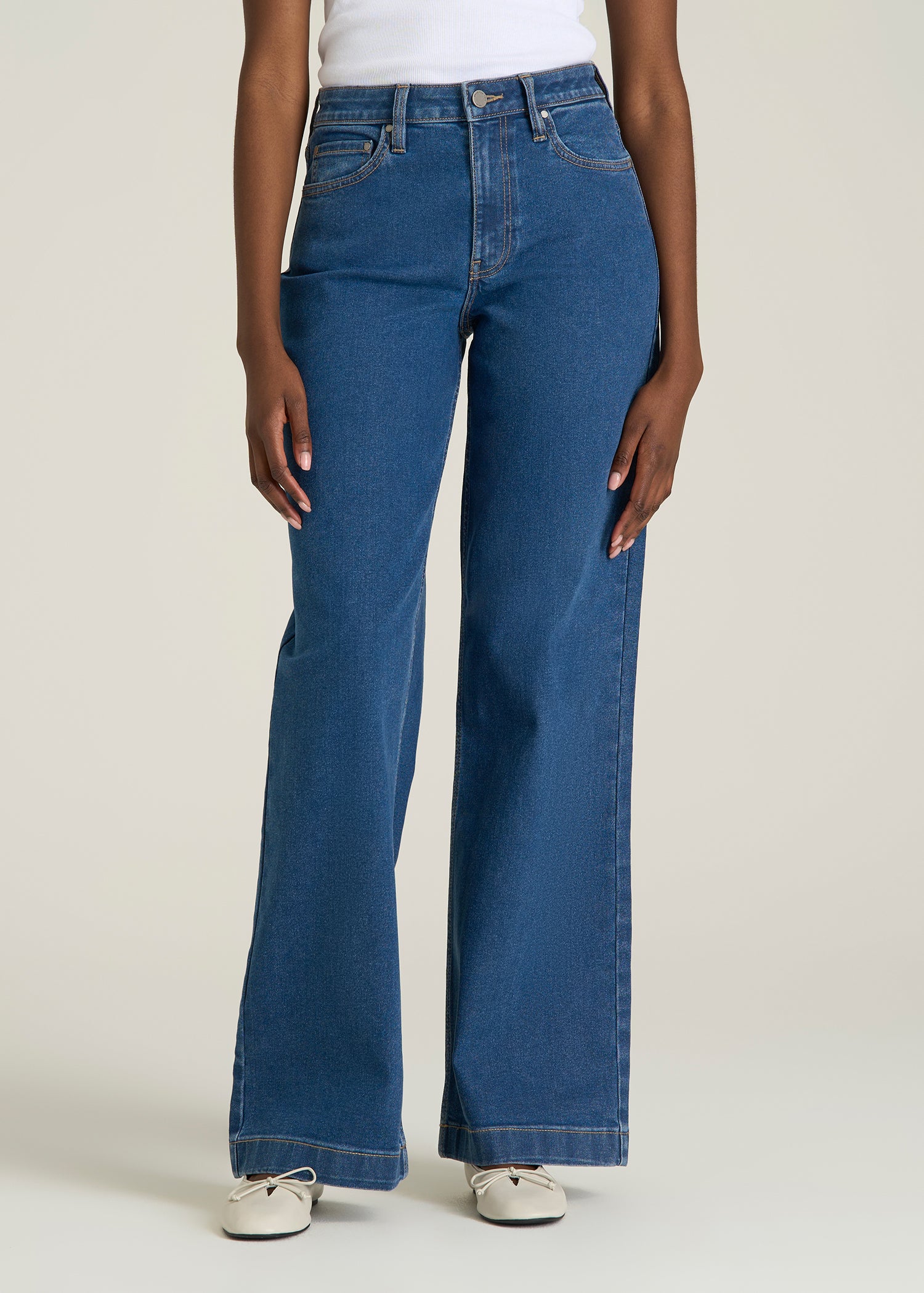 Luna High-Rise Wide-Leg Jeans for Tall Women in New Colorado Blue