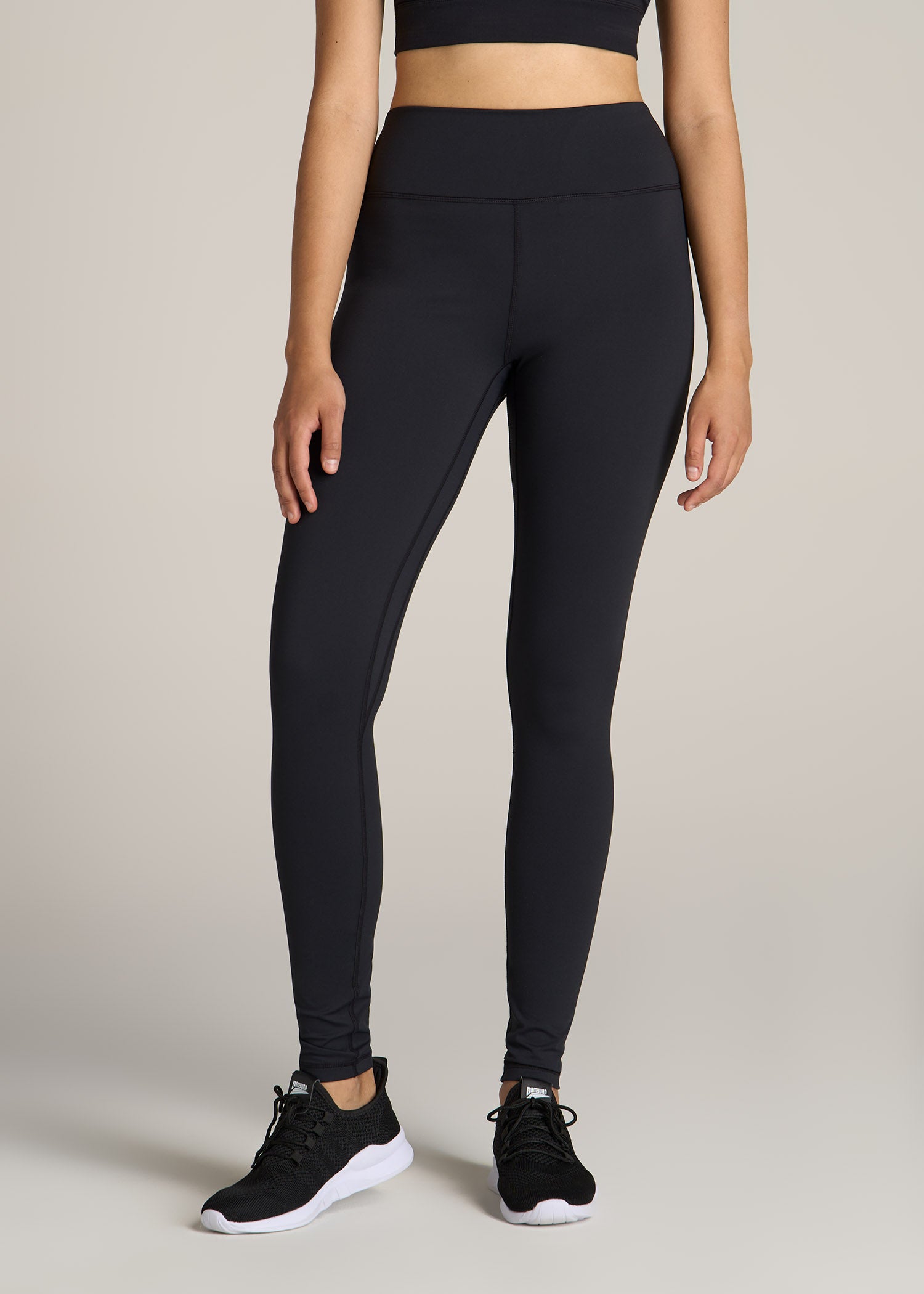 Movement High Rise Cheeky Leggings for Tall Women in Black