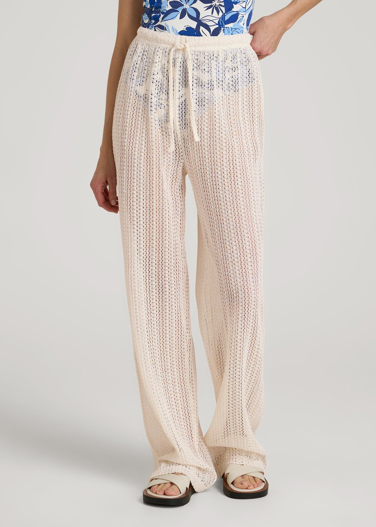 Openwork Knit Pants for Tall Women | American Tall