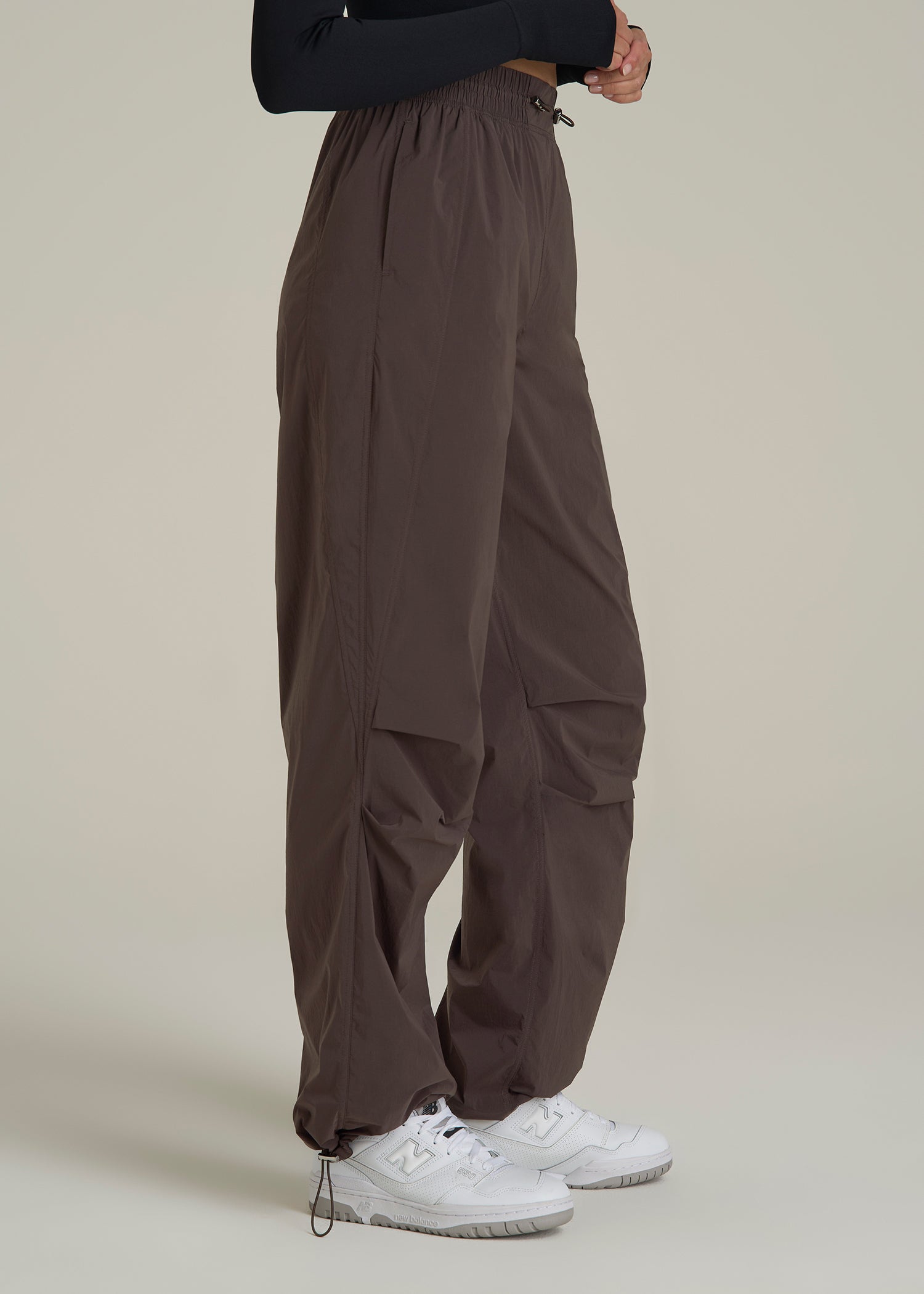 Parachute Jogger for Tall Women in Espresso