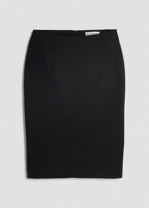 Freedom Flex Pencil Skirt for Tall Women in Black