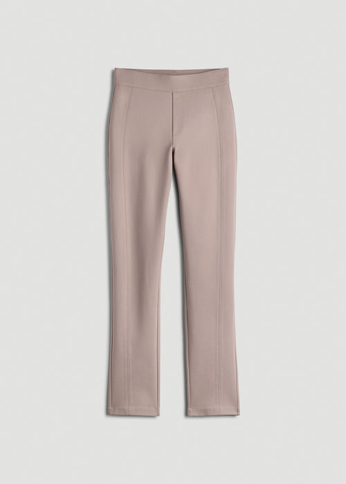 Pull-on Slim Dress Pants for Tall Women in Truly Taupe