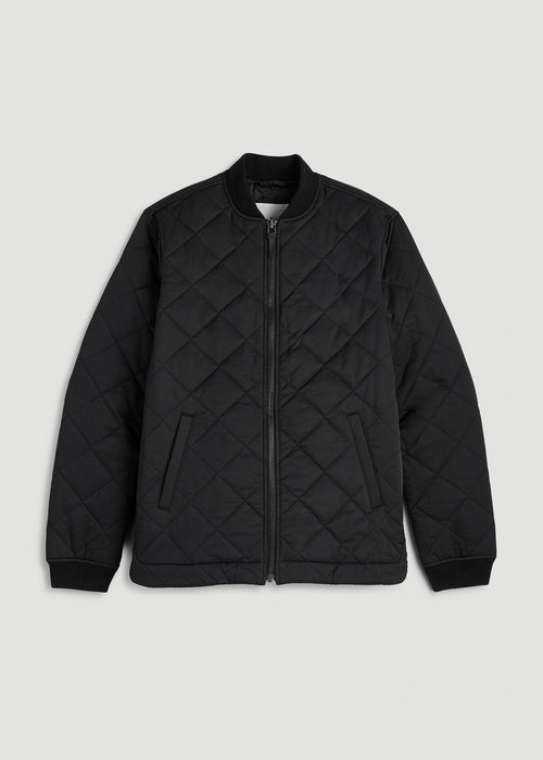 Quilted Jacket for Tall Women in Black