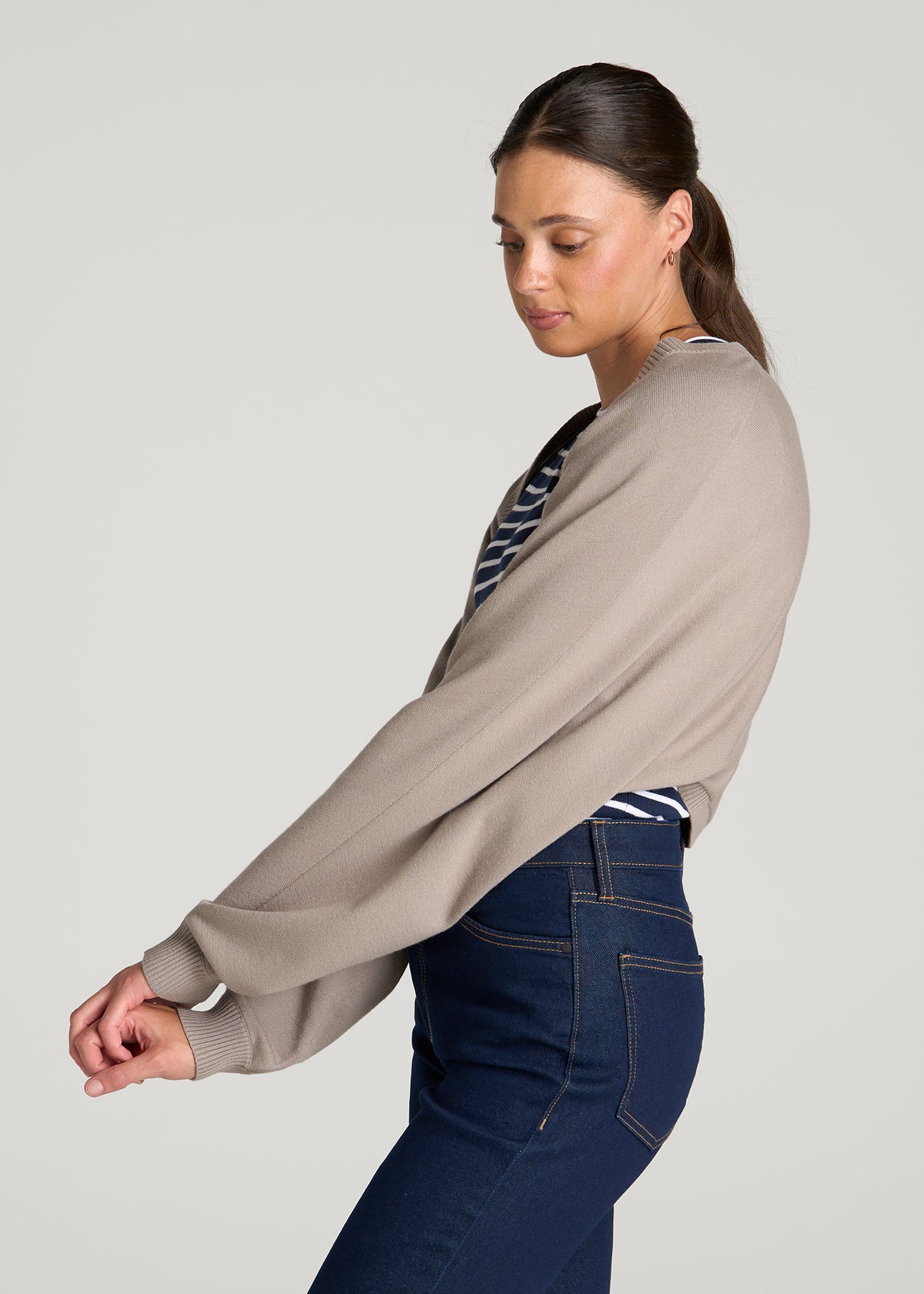 Shrug for Tall Women in Moon Rock