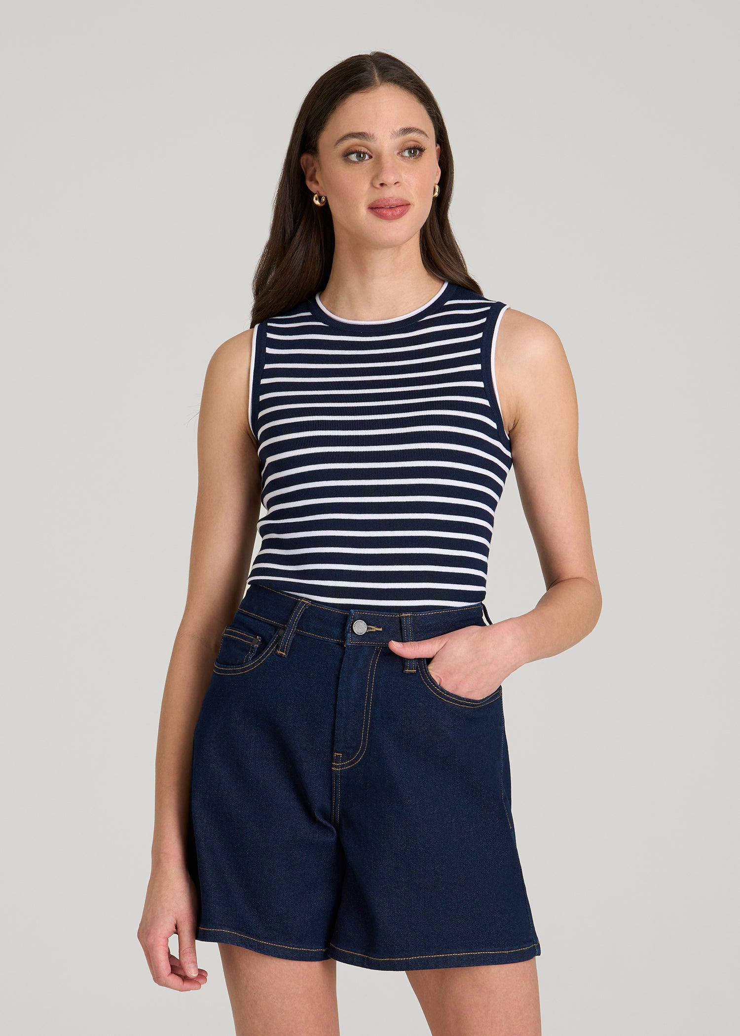Sleeveless Knit Top for Tall Women | American Tall