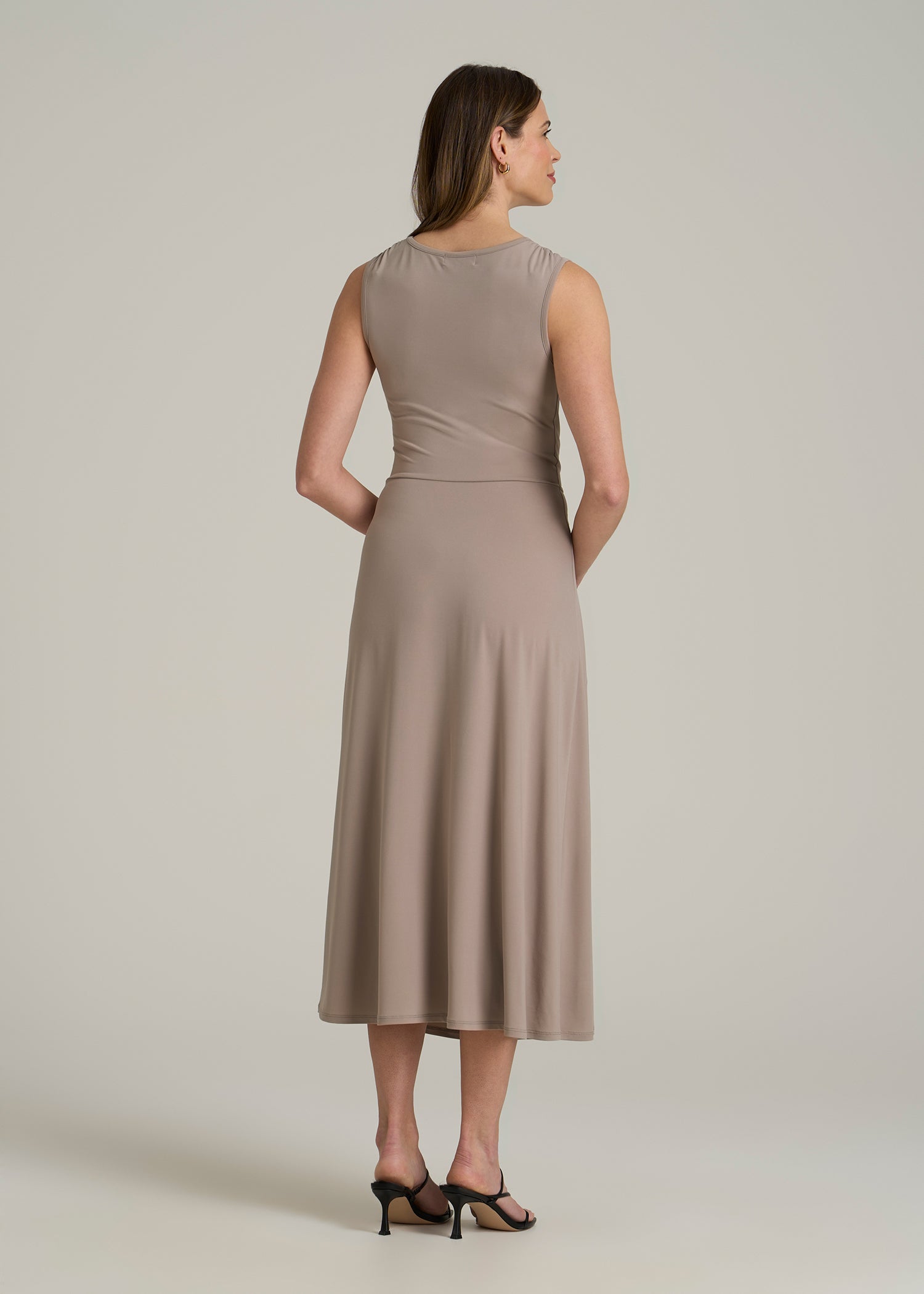 Sleeveless Knot Front Dress for Tall Women in Atmosphere