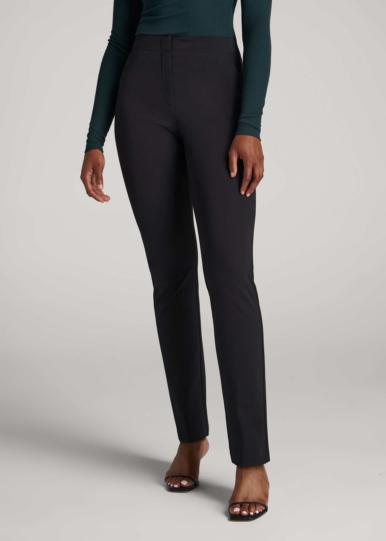 SLIM-Fit Dress Pants for Tall Women in Black 16 / Extra Tall / Black SLIM-Fit Dress Pants for Tall Women in Black 16 / Extra Tall / Black