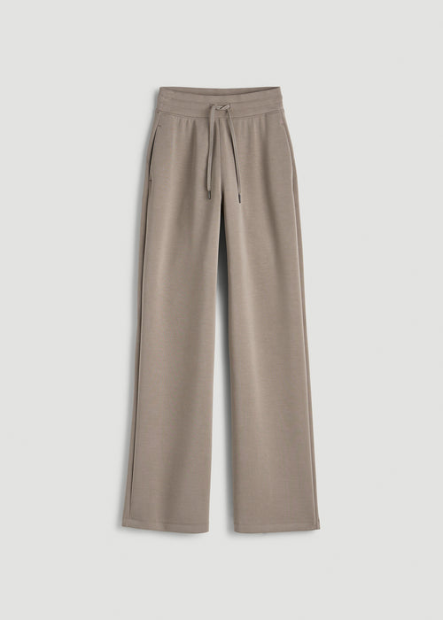 Soft Motion Pull-On Tie Waist Pants for Tall Women in Portobello