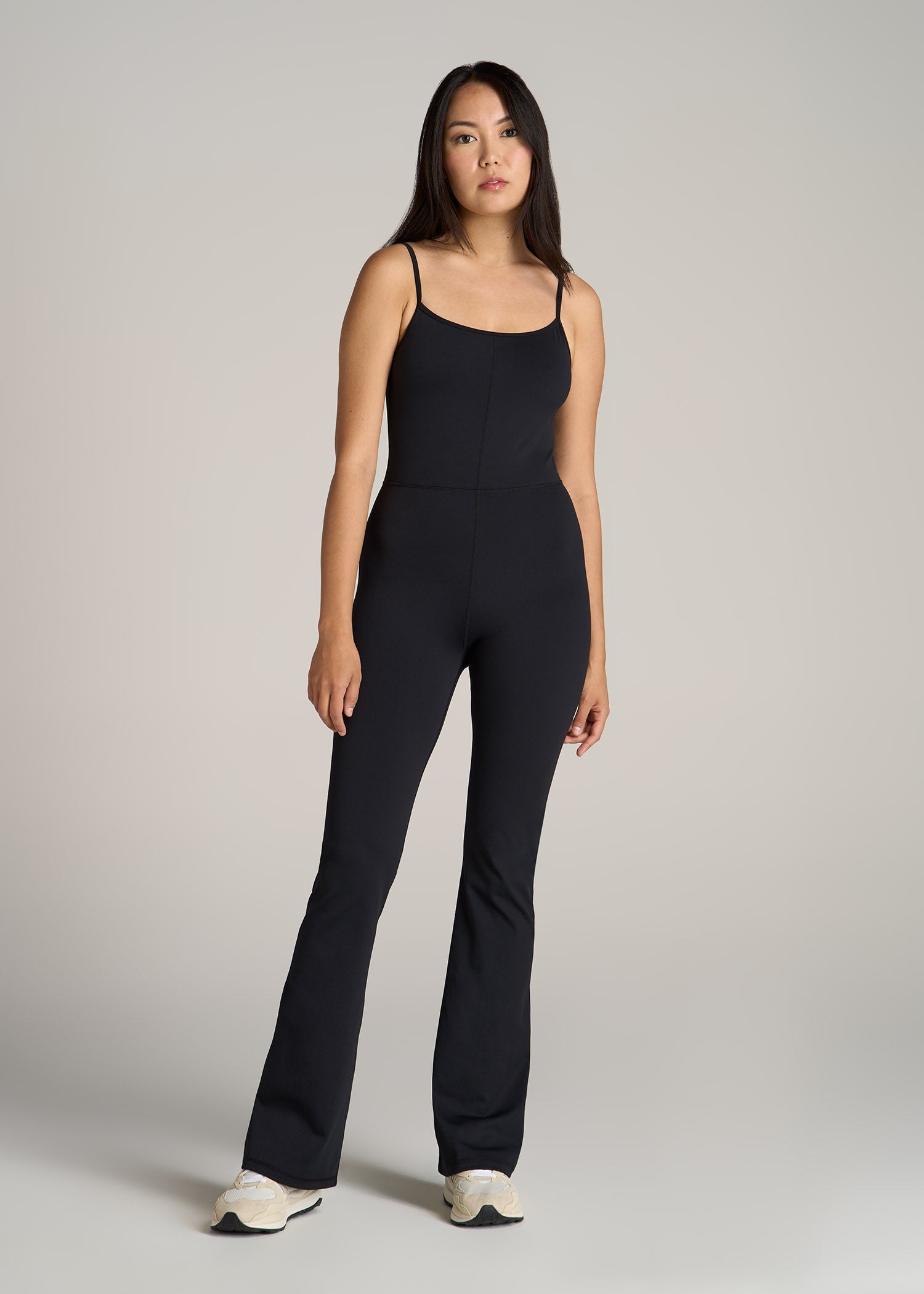 Spaghetti Strap Flare Tall Jumpsuit for Women's American Tall