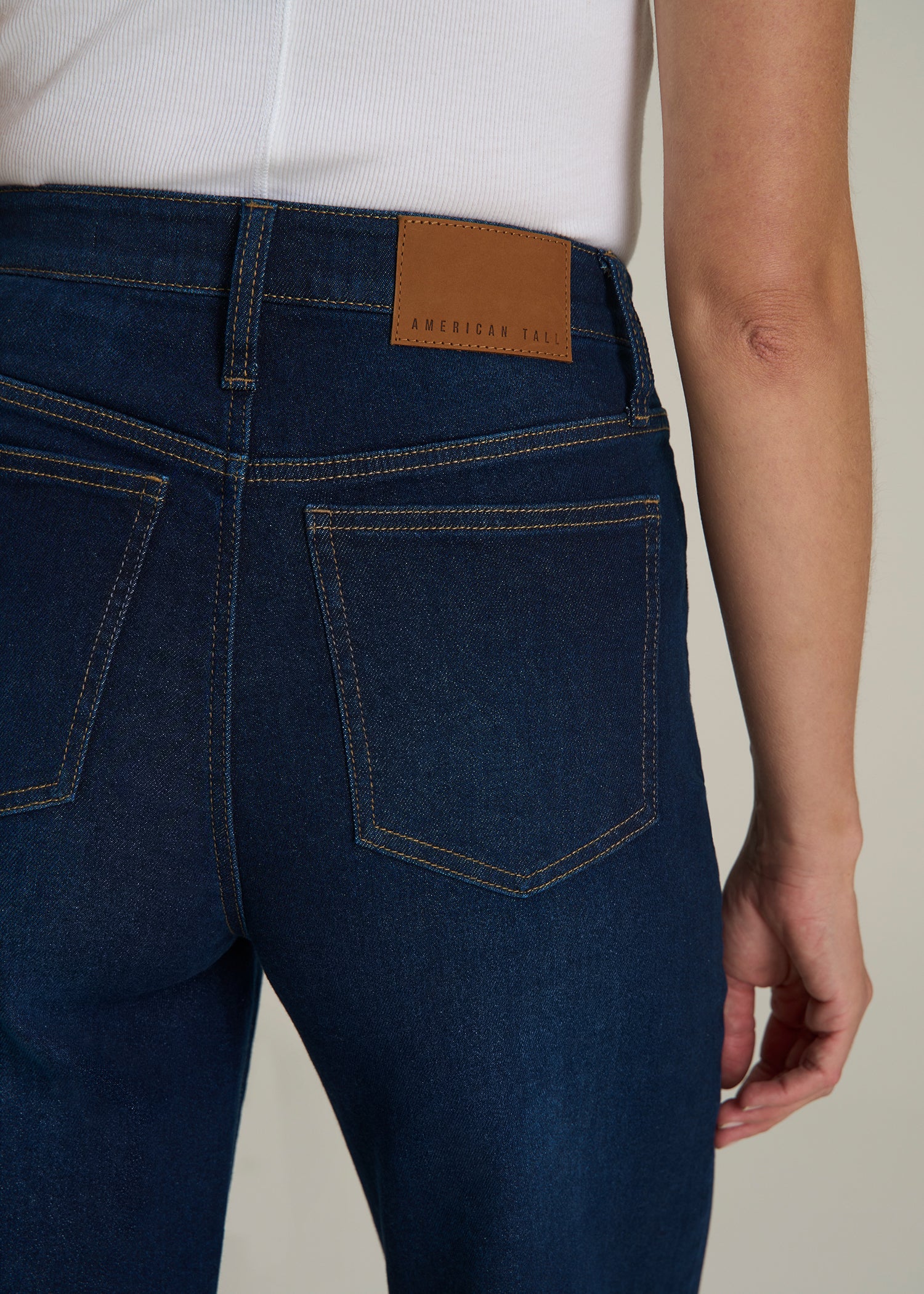 Stevie Wide Leg Jeans for Tall Women in Indigo Dusk