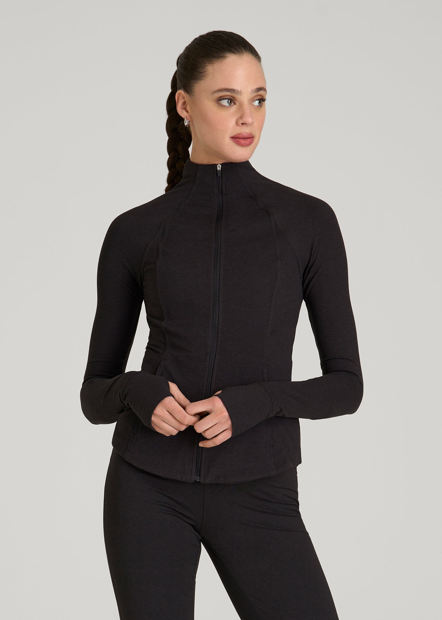 zip up athletic wear for tall women Athletic Zip Up Jacket for Tall Women American Tall
