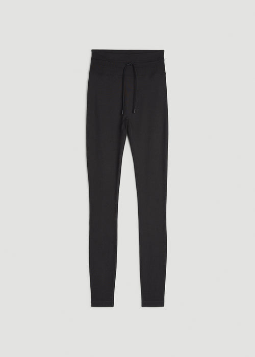 Ultra Soft Yoga Leggings for Tall Women in Black Mix