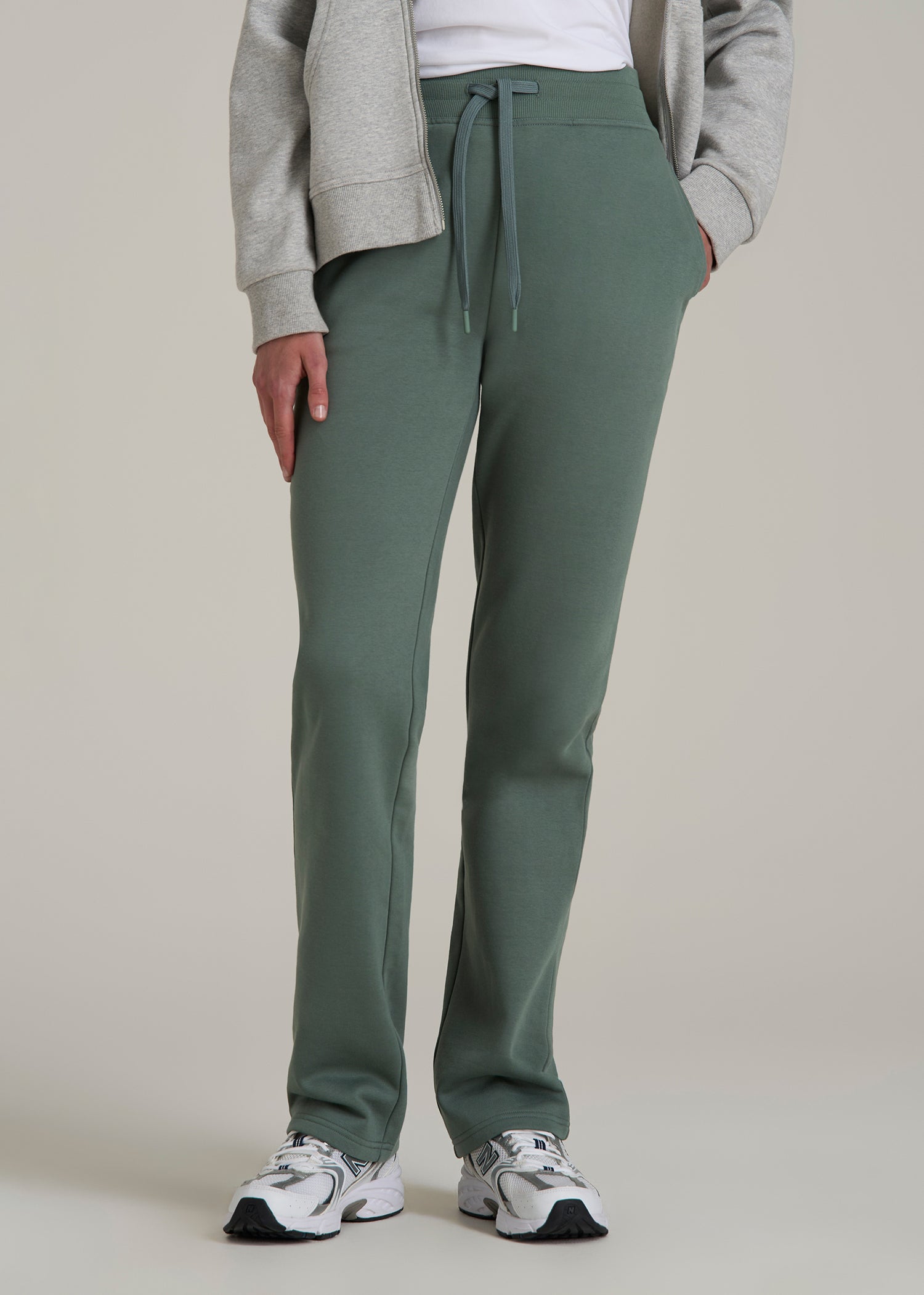 Wearever Fleece Open-Bottom Tall Women's Sweatpants American Tall